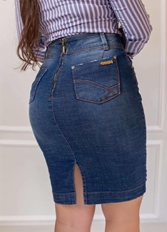 Saia Jeans Vecchi 55cm - comprar online