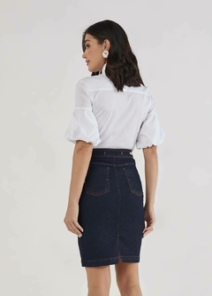 Saia Reta Jeans na internet