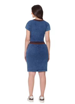 Vestido Marcia Jeans Malha Hapuk na internet