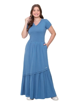 Vestido Marilia Malha Algodão Hapuk - Majurye Modas