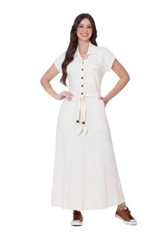 Vestido Amelia Malha Piquet Hapuk