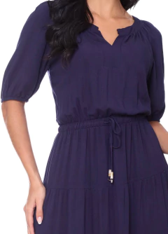 Vestido Angelina Tecido Plano Hapuk