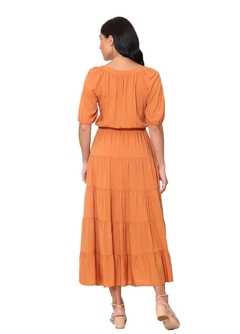 Vestido Angelina Tecido Plano Hapuk - loja online