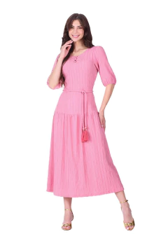 Vestido Thaisa Tecido Texturizado