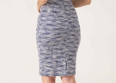Vestido Malha Tweed com Jeans - loja online