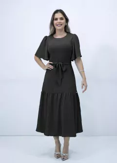Vestido Evasê Plano