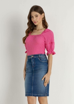 Blusa Plano com Aviamento - loja online