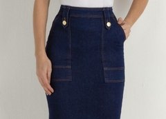 Saia Reta Jeans - comprar online