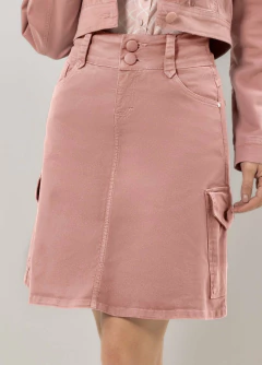 Saia Sarja Evasê Collor - loja online