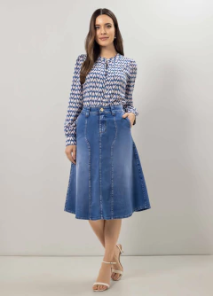 Camisa Crepe Estampada - loja online