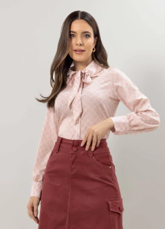 Camisa Crepe Estampada