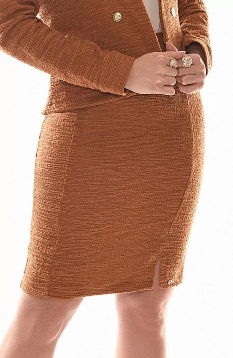 Saia Malha Tweed