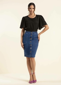 Saia Jeans Tradicional na internet