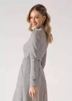 Blusa Malha com Brilho Gola Alta na internet