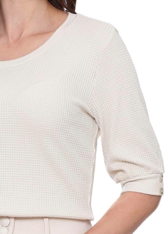 Blusa Akemy Hapuk Bege - comprar online