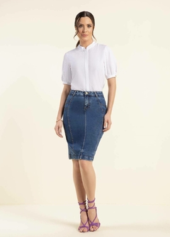 Saia Jeans Tradicional 58 cm - loja online