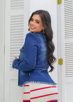 Jaqueta Rosana Jeans - Majurye Modas