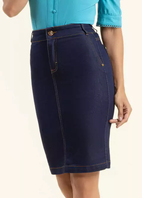 Saia Jeans Tradicional