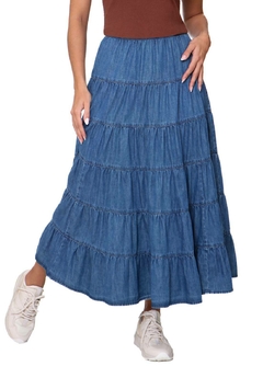 Saia Esmeralda Jeans Hapuk