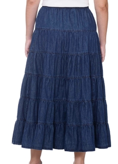 Saia Esmeralda Jeans Hapuk - loja online