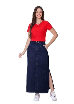 Saia Mariana Jeans Hapuk - Majurye Modas