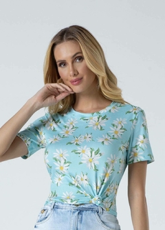 T-Shirt Malha Estampada