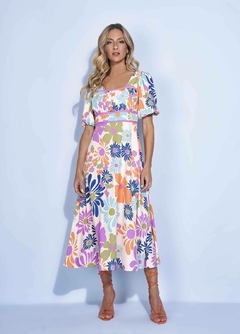 VESTIDO CREPE ESTAMPADO