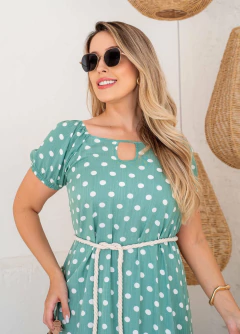 Vestido Poá Stefania Maria Moura na internet