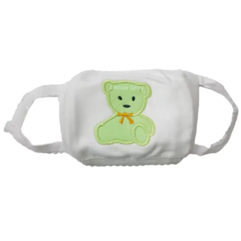 Cubrebocas De Tela Moda Japonesa, Coreana Kawaii Niños Oso