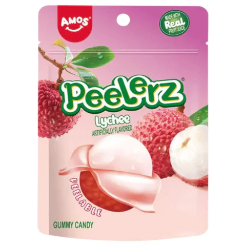 Amos Peelerz Gomitas sabor lychee 65 g - comprar en línea