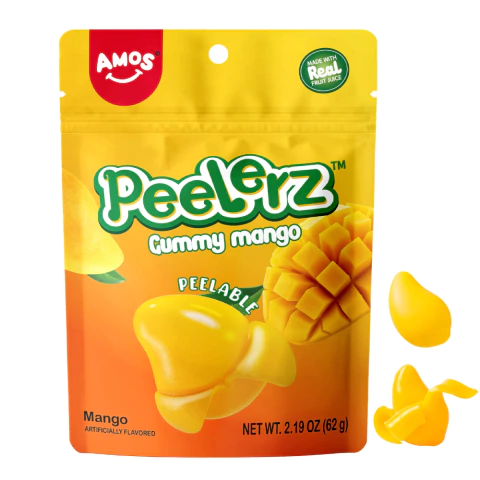 Amos Peelerz Gomitas sabor mango 65 g - comprar en línea