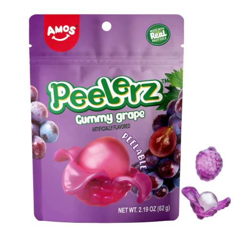 Amos Peelerz Gomitas sabor uva 65 g - comprar en línea