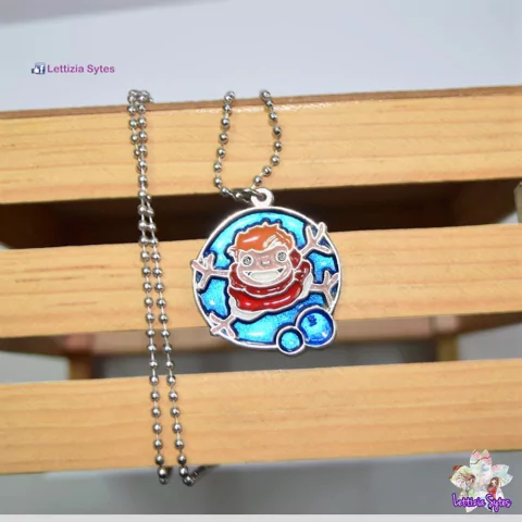Collar Studio Ghibli Anime Ponyo Kodamas Totoro Sin Cara