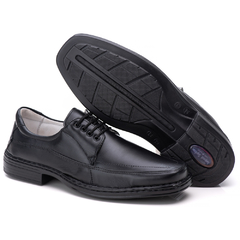 Sapato Masculino Ranster Linha Conforto em Couro de Carneiro