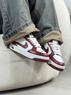Tênis Moda NK Casual SB 02 Branco 34 ao 39 -Bordo - loja online