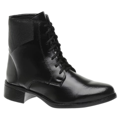 Bota Coturno Feminina Slz Cano Médio De Amarrar 6011 - Marrom Coleção Inverno - comprar online