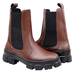 Bota Feminina Chelsea Cano Curto na internet