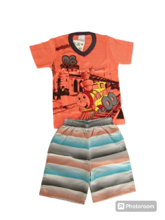 Conjunto Infantil Masculino Camisa Manga Curta Gola V na internet