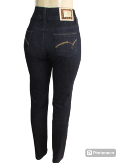 Calça Jeans Feminina Cós Alto Luapole Reta - netpizante