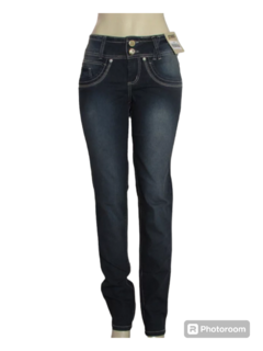 Calça Feminina Jeans Cigarrete Ly Feminina Cós Médio Ethnos