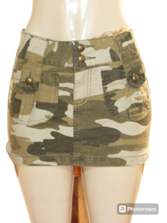 Mini Saia Camuflada Tavernit Verão