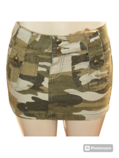 Mini Saia Camuflada Tavernit Verão - loja online