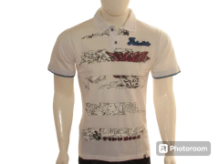 Camisa Gola polo Fido Dido Branca