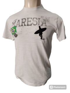 Camiseta Masculina Juvenil Maresia Premium Gola Redonda 100% Algodão
