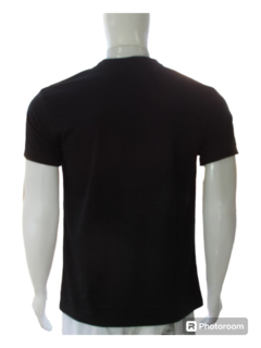 Camiseta Sallo Masculina Gola Redonda Silk Preto - comprar online