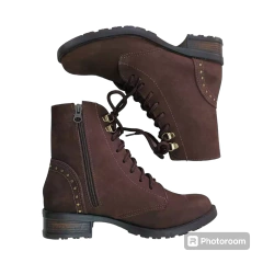 Bota Coturno Feminino Via Jully Couro Nobuck Nova Coleção na internet