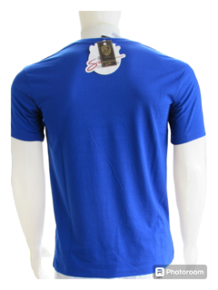 Camiseta Original Sallo Masculina Gola v Silk Azul Royal - comprar online