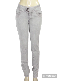 Calça Jeans Cigarret Feminina Cós Baixo