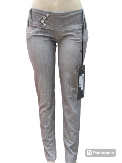 Calça Feminina Skinny Tecido Cós Baixo Retrô na internet