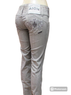 Calça Feminina Skinny Tecido Cós Baixo Retrô - comprar online